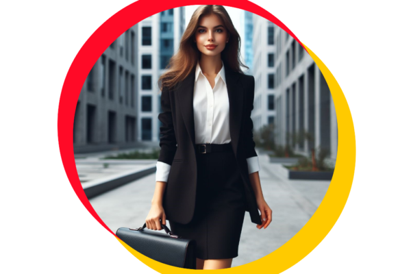 МЫШЛЕНИЕ БОГАТЫХ: КАК НАСТРОИТЬ СЕБЯ НА УСПЕХ A woman in classic office attire